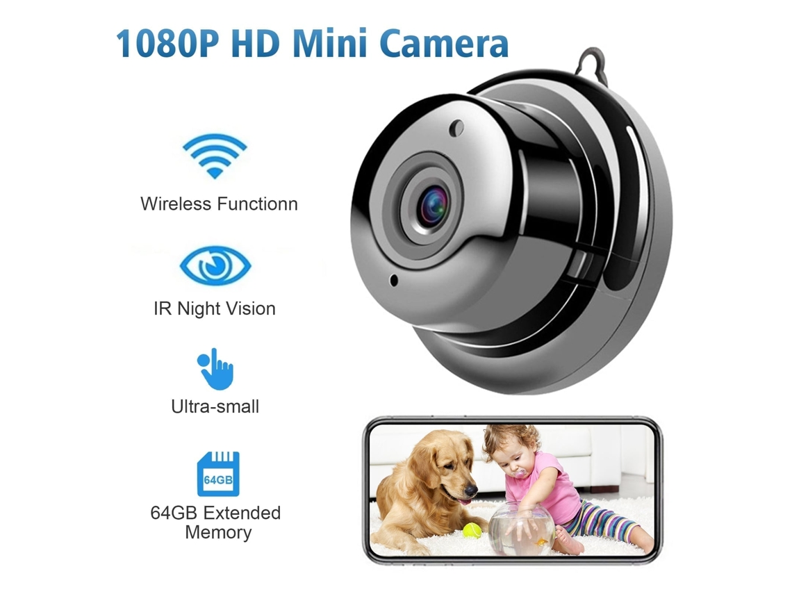 2026 câmara Mini Wifi 1080p com Visão Noturna Ir Câmara de Vídeo Pequena e Portátil