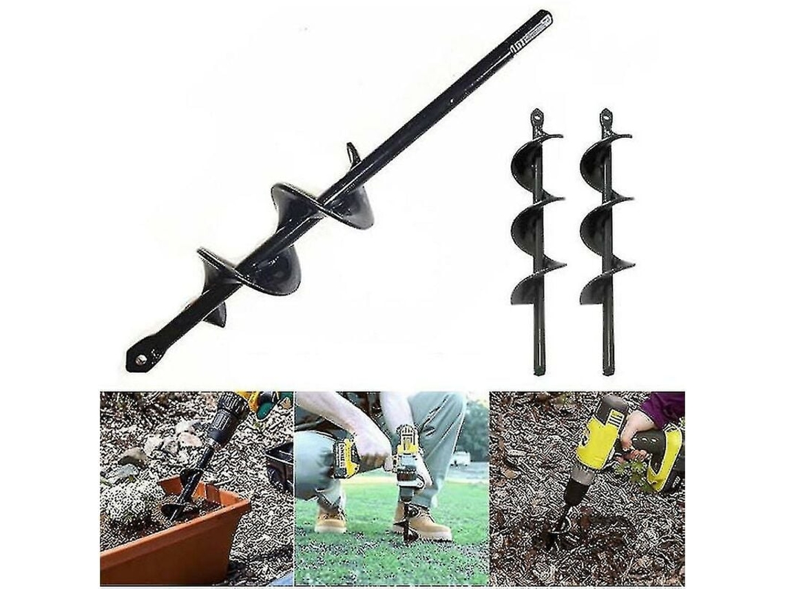Ferramenta de Jardinagem: Broca de Escavação de Solo para Jardinagem Diâmetro de 4Cm X Comprimento de 45Cm