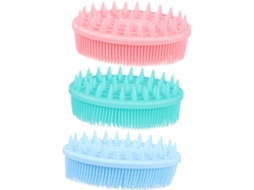 Conjunto De 3 Escovas Silicone Para Banho, Para Meninos E Meninas Massagem Suave Esfoliação Pele Sensível