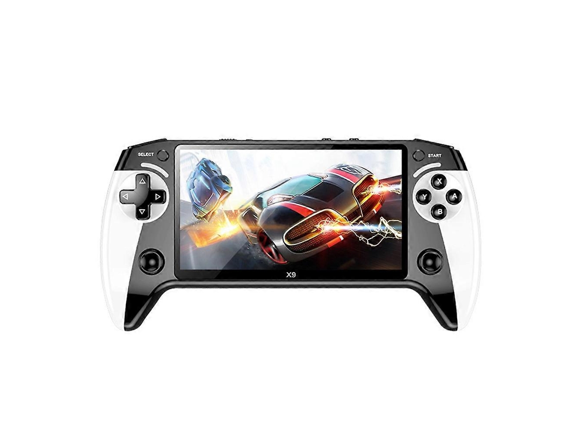 Console Portátil Retrô X9 com Mais de 2000 Títulos Clássicos, Tela Ips de 5,5 Polegadas, 8gb AQUAFORGE