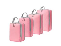 Conjunto De 4 Sacos Armazenamento Compressão À Prova Umidade Para Roupas, Organizadores Armário Elegante S E Acessórios Organização Doméstica, Co