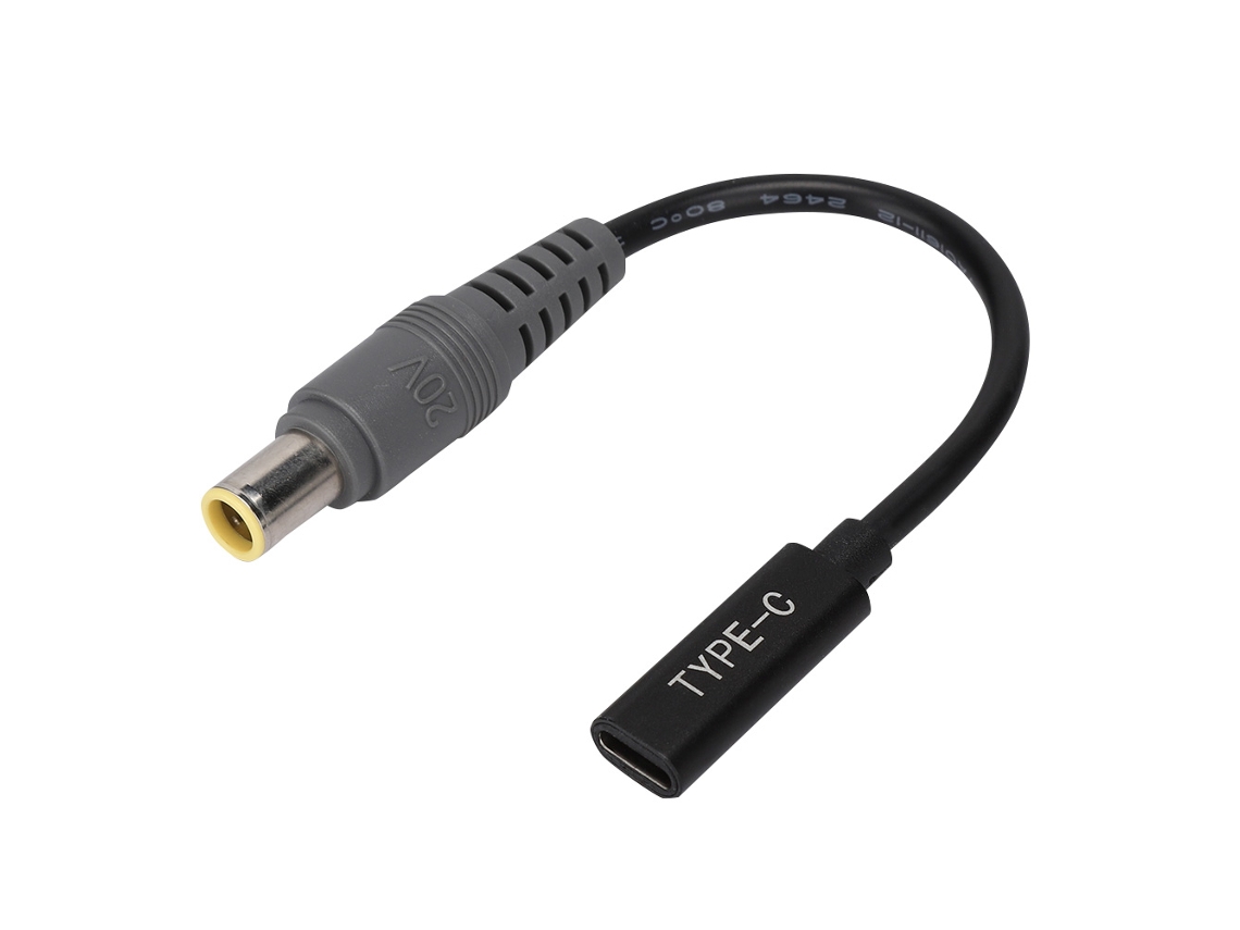 Adaptador (fêmea Type-c Para Macho 7.9mm Reto Com Chip) Adequado Para Laptops Da Série Lenovo Thinkpad