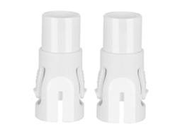 Conjunto De 2 Conectores Para Mangueira Cpap O Aparelho Resmed Airmini. Adaptador Air Mini Conecta, Se A Todas As Mangueiras Cpap Padrão. Cor Branca