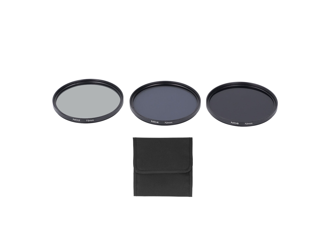 Nd Filters Set Hd Multi Layer Coating Anti Overexposure Anti Scattered Light Anti Scratch Nd2 Nd4 Nd8 Filters For Shooting Accessory 72mm LAXISCREED