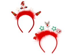 Laxiscreed Conjunto De 2 Elásticos De Natal Com Estrelas E Rena Para Crianças