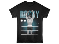 Rockinstone Rocky The Champ Black T-shirt Size:l