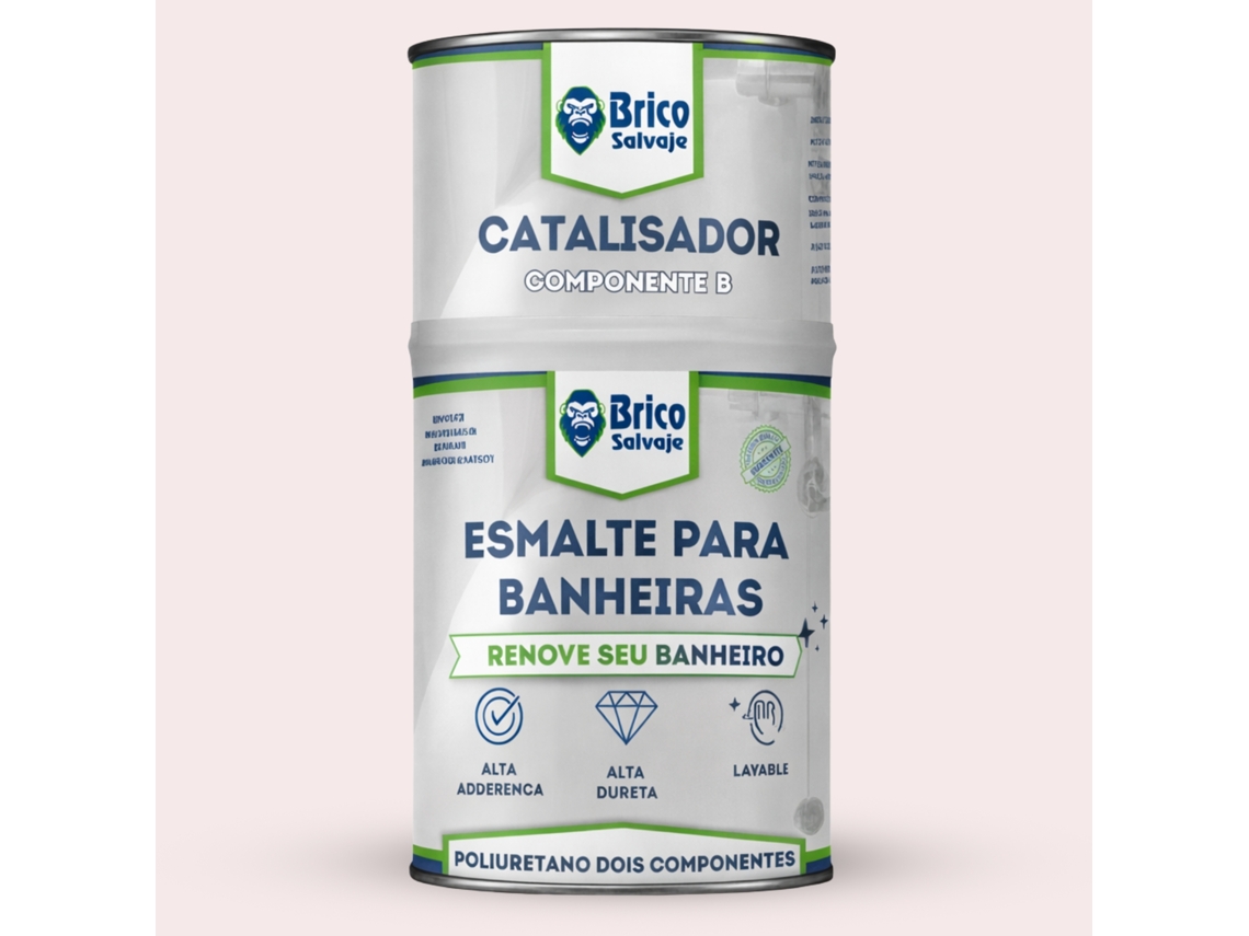 Tinta para banheira e base de duche rosa claro Marilyn Mate | BRICOSALVAJE