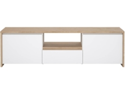 Embalagem de Peças TVILUM para Movel TV Lamego (Outlet Grade A - 178.6 x 48.1 x 51.8 cm - Branco/Carvalho)