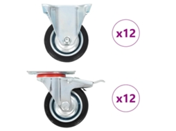 Caster, Casters Vidaxl