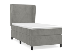Box Spring Bed, Box Spring Beds Vidaxl Cinzeto Veludo (80 X 200 Cm)