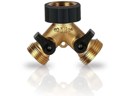 Conector Duplo Em Y De Latão Para Mangueira De Máquina De Lavar, 3/4