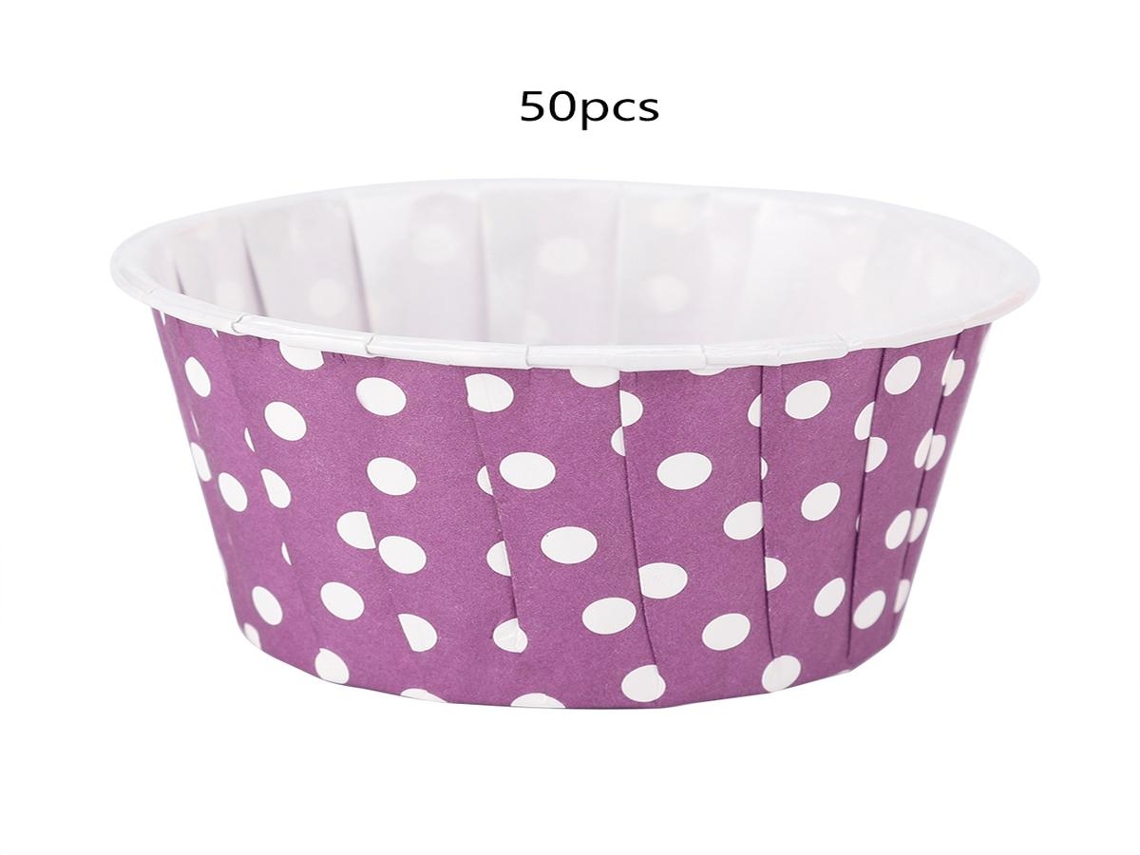 Formas para Muffin Lurelia, 50 Formatos Redondos, para Muffins e Cupcakes