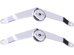 Dobradiça De Metal Para Bagagem Collbath, Conjunto Com 2 Peças, Haste De Suporte, Superfície Lisa E Resistente À