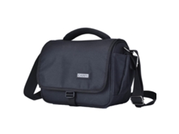 Bolsa De Ombro Para Câmera Caden D27 Trendy Preta Compatível Com 24x19x14 Cm Brilvibera