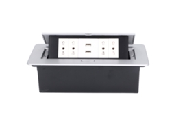 Laxiscreed Caixa De Tomada Padrão Suíça Com 3 Tomadas E 2 Portas Usb Para Casa