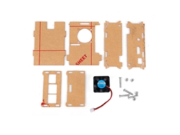 Caixa Transparente com Ventilador para Raspberry Pi 3b+ 3b 2b
