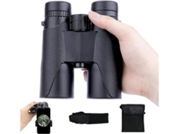 Binóculos para Adultos 12x42 com Adaptador de Telefone Binóculos Observação de Pássaros Viagem Turismo Caça Vida Selvagem Jogos Esportivos USHION