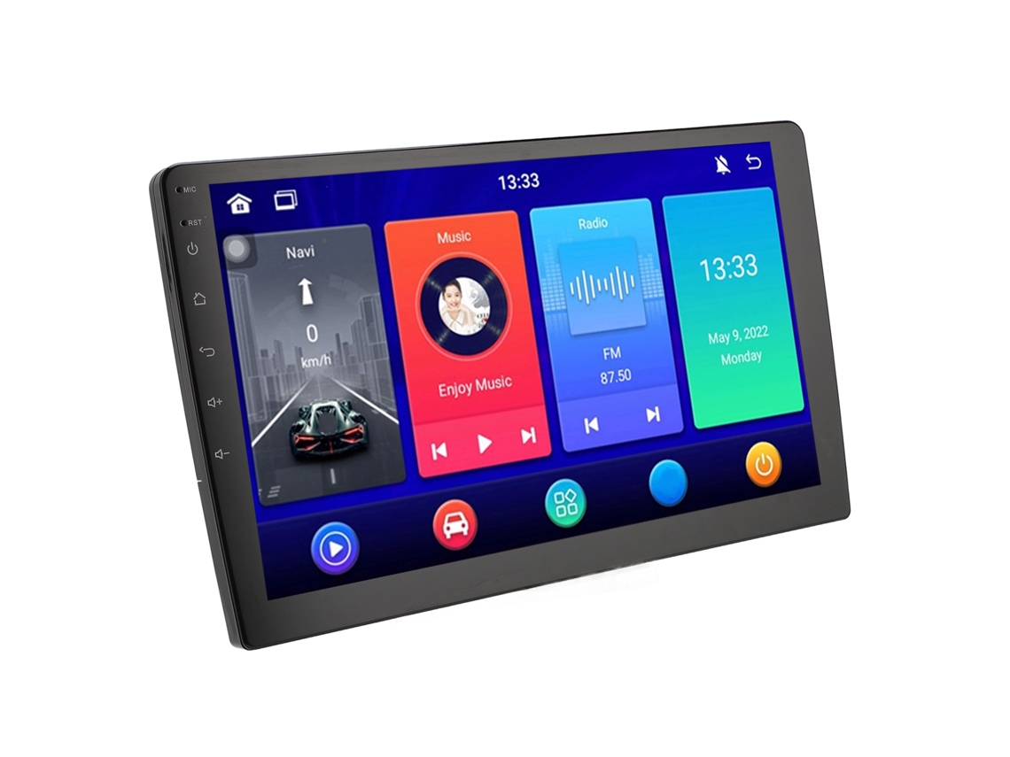 Estéreo Carro 10.1 Polegadas Android 13 Bluetooth 5.2 Gps Wifi