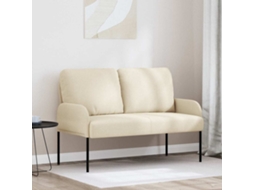 Vidaxl Sofás Com Almofada 110cm Creme Contraplacado