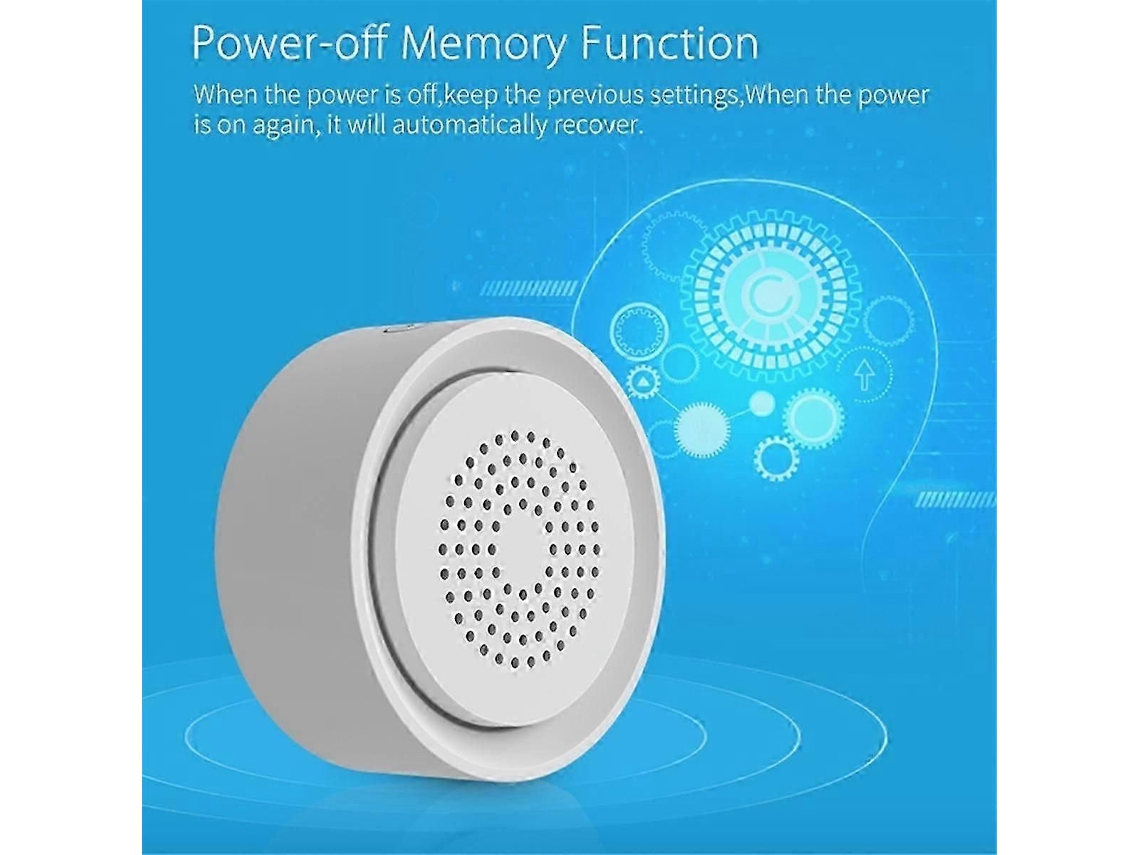 Alarme Inteligente Tuya Com Sirene Wi-fi, Sensor De Som E Luz, Alerta Usb E Sensor Inteligente Compatível Com Al