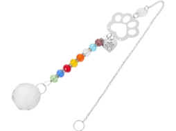 Pingente de Golfinho de Cristal com Garra. Às Intempéries, para Decoração de Janelas e Ambientes Internos. Design CHABERLU