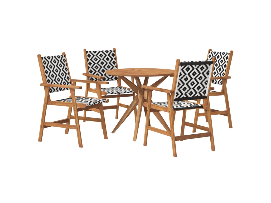 Garden Dining Set, Garden Dining Sets Vidaxl Marrom Madeira De Acácia (85 X 75 Cm)