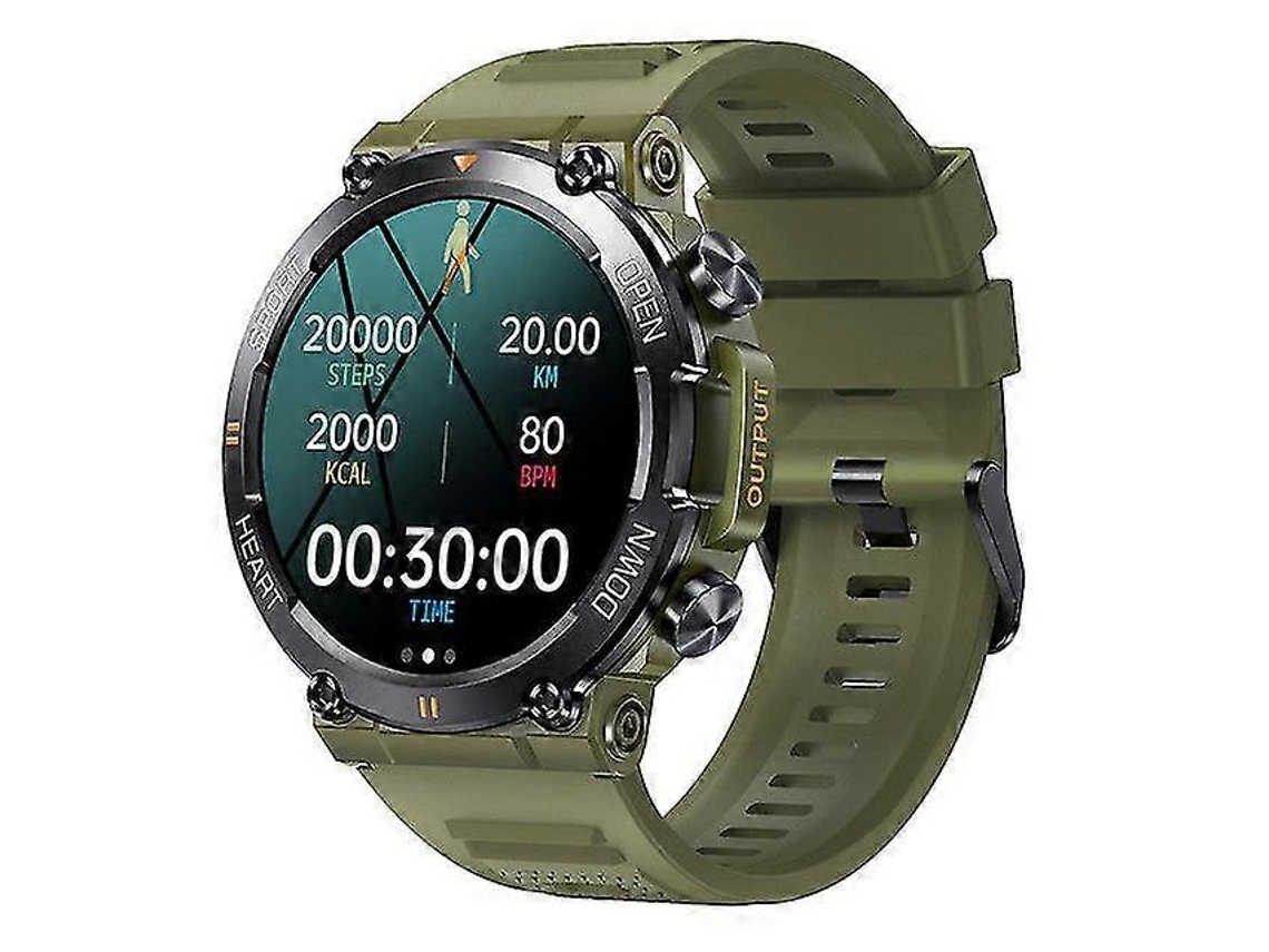 Relógio inteligente K56 Pro com Bluetooth, rastreador de fitness, monitor de frequência cardíaca, 400mAh, 1,39 polegadas, para Android e iOS, bicicleta elétrica