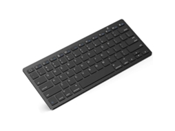 Teclado Bluetooth, Teclado Com Carregamento Sem Fio, Compatível Com Todos Os Tipos De Tablets, Com Iluminação Led, Preto 10 Polegadas