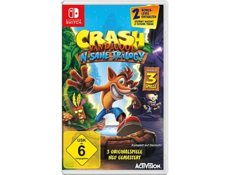 Jogo Nintendo Switch Crash Bandicoot N. Sane Trilogy