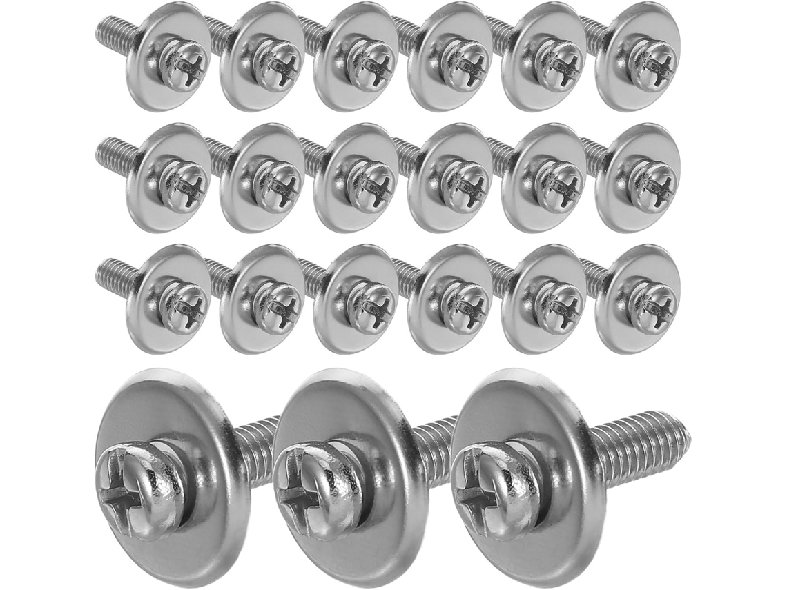 Kit De Reposição Para Acessórios Cozinha Holibanna Com 40 Parafusos Tampas Panelas, Incluindo Arruelas De Aço Inoxidável