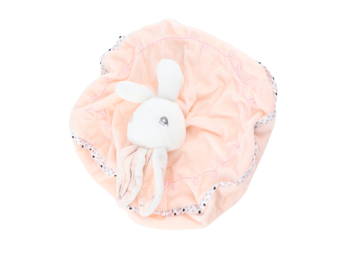 Primerox toalha de Acalmamento Macia Boneca Coelho Veludo Bebê Brinquedo Rosa