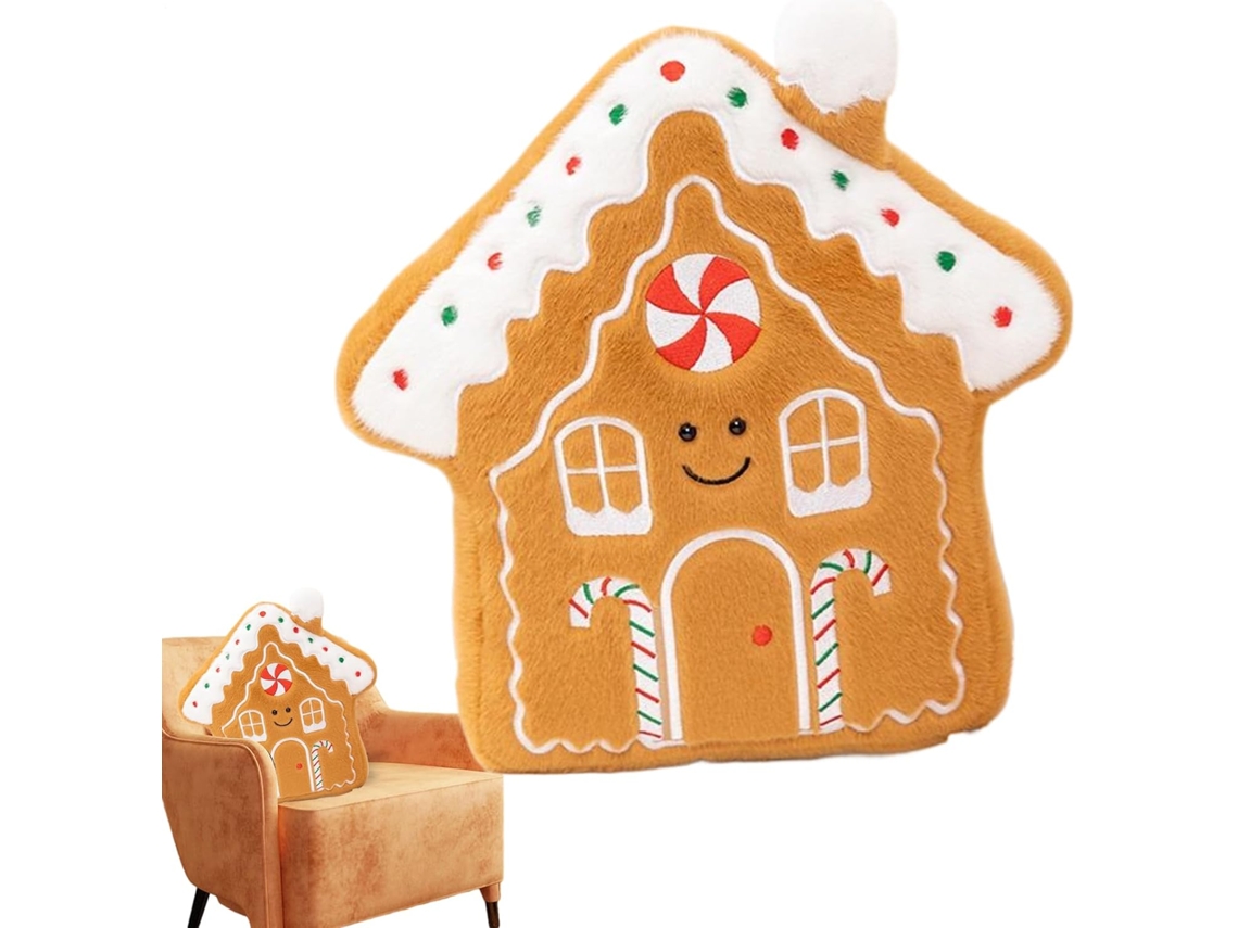 Almofada De Natal De Pelúcia Para Decoração De Casa |