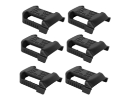 6 Peças Suporte Conector Adaptador Base De Bateria Para Estojo Protetor Milwaukee