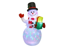 Boneco de Neve Inflável com Luzes Led para Natal | S/MARCA
