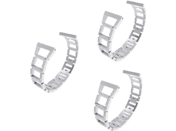 Conjunto De 3 Pulseiras Aço Inoxidável Para Relógio, Com Design