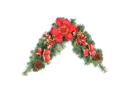 Decoração De Porta Natalina Em Pvc Laxiscreed Com Pena De Pinheiro E Laço Para Festas De Natal