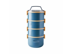 Lancheira Bento À Prova de Vazamentos para Adultos Hawthorn Vermelho-2800Ml LUUCOZK