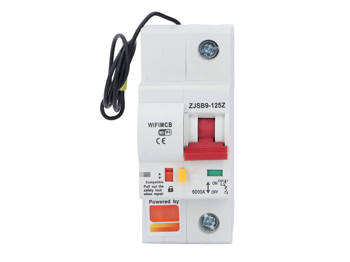 Disjuntor Inteligente WiFi Bluetooth 1p 80A Controle Remoto App TUYA AC220 240V S/MARCA