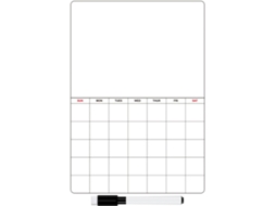 Planificador Hebdomadaire Magnétique Blanc 2 Conjuntos Tableau Effaçable Para Refrigerador Superfície Nano