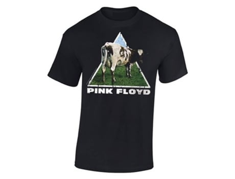T-Shirt PLASTIC HEAD Pink Floyd - Atom Heart Mother Preto (Tamanho: S)