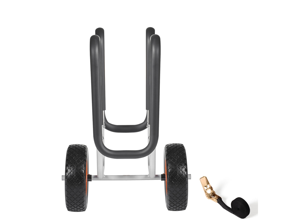 Carreta Vertical Para Caiaques Succebuy Com Pneus De Borracha De 25,4 Cm Carga 68 Kg
