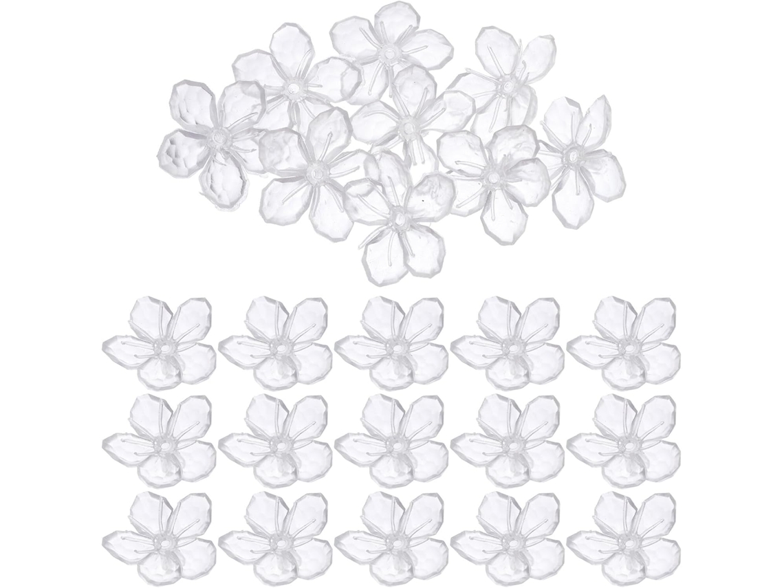 80 Decorações Florais Iluminadas, Cobertura Transparente em Pvc, Iluminação Aprimorada para uma Atmosfera Radiante, Decoração SFUSHOS