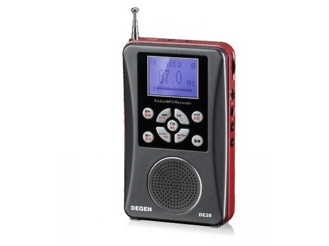Lurelia Rádio Gravador Com Fm/am, Sw/ondas Curtas, Mw, Leitor Mp3, Wma