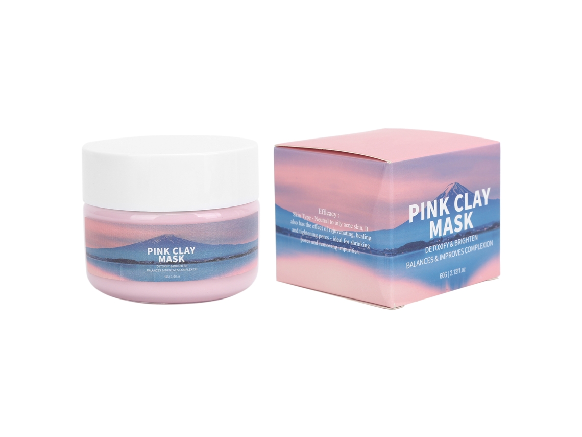 Máscara De Barro Limpeza De Poros E Iluminação Facial