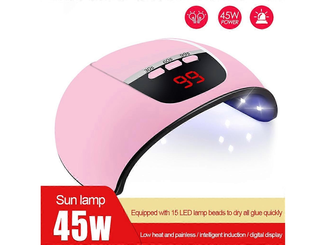 Lâmpada Led Para Secador De Unhas Com Sensor Inteligente, Fonte De Luz De 45 W Ly Ebike
