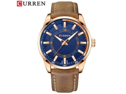 Relógio de Pulso Masculino MDUG com pulseira de couro, mostrador grande e estilo casual | MDUG