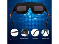 Máscara De Soldadura Con Oscurecimiento Automático Solar, Lentes De Pc, Protección Ocular Para Soldadores