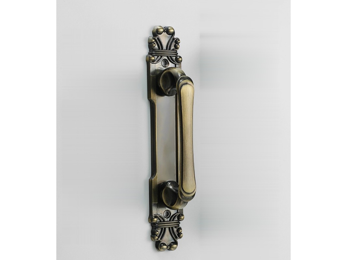 Um Par De Puxadores De Porta De Estilo Europeu Antigo Em Bronze, Para Instalação Em Superfície, Para Portas Duplas E De Correr.