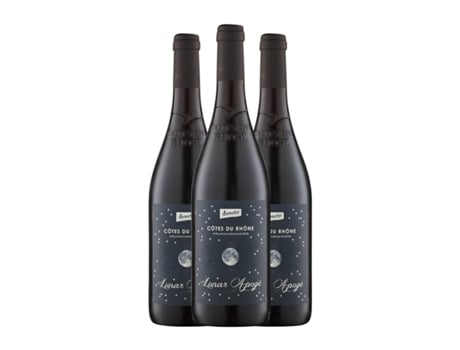 Vinho CARABINIERS Lunar Apogé Rouge Demeter Côtes du Rhône (0.75 L - 3 Unidades)