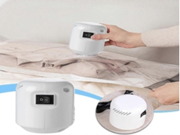 Lurelia Bomba Elétrica Para Sacos A Vácuo Portátil, Para Roupas E Viagem Roupa De Cama